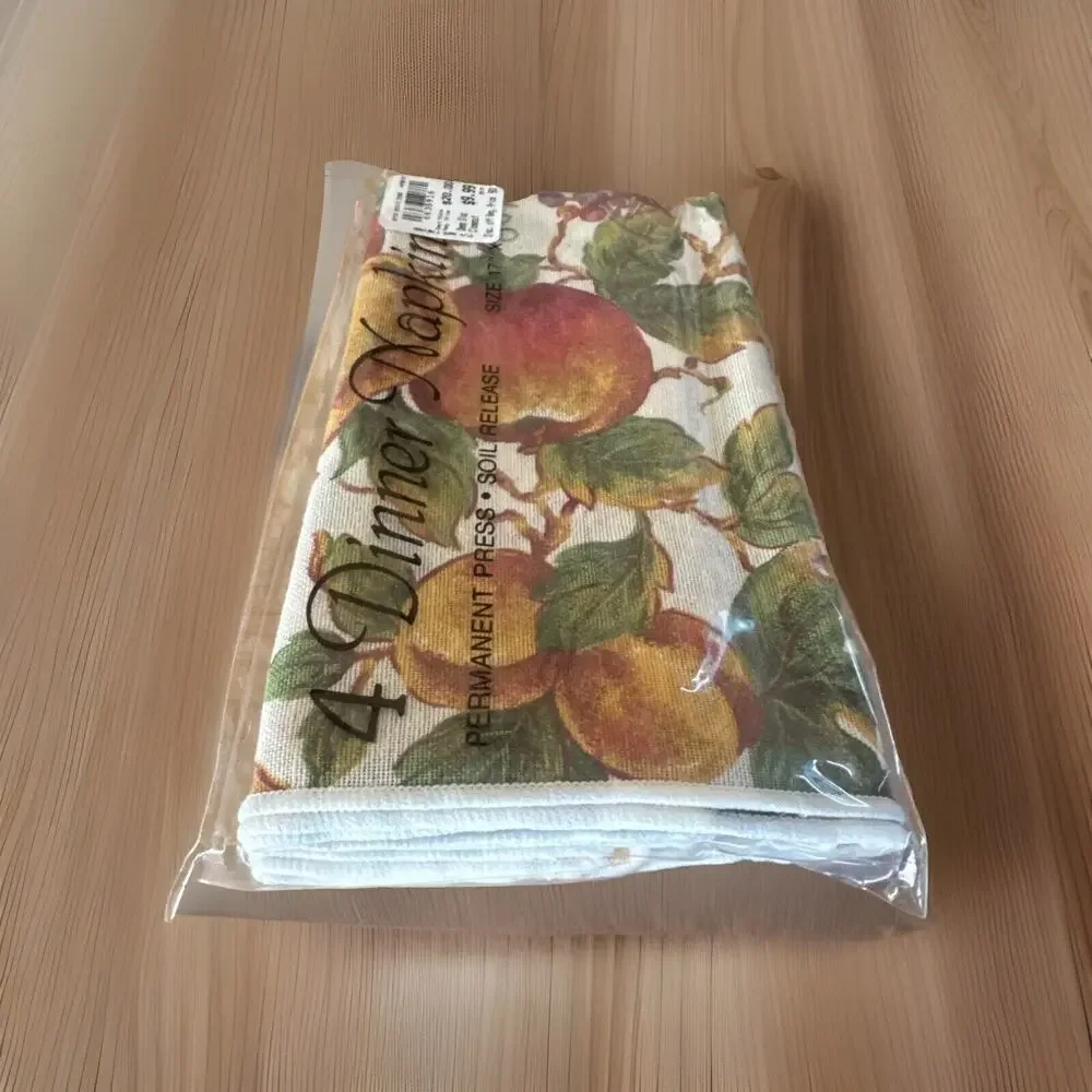 4 Bardwil Linens Vineyard, Permanent Press, Soil, Release, Napkins